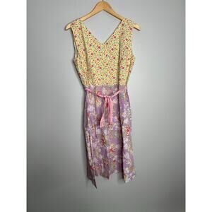 Hanna Andersson Women's Three Sisters Pastel Floral Multi Print Sundress Size 14
